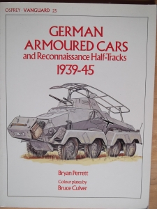 VANGUARD  25. GERMAN ARMOURED CARS   RECONNAISSANCE HALF TRACKS